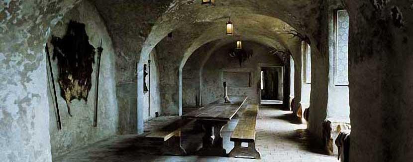 Foto: Burg Meersburg – Rittersaal Foto: Burg Meersburg – Rittersaal